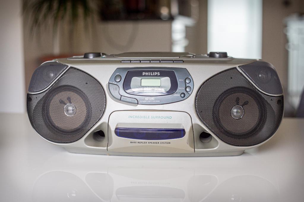 Philips AZ1202 CD Radio Cassette Recorder / Ghettoblaster, Ophalen, Gebruikt, Radio, Met cd-speler