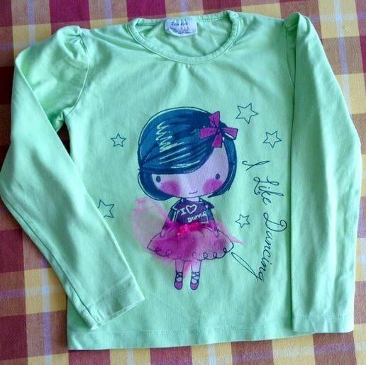 Lot de t-shirts fille 5-6 ans, Enlèvement ou Envoi, Comme neuf, Fille