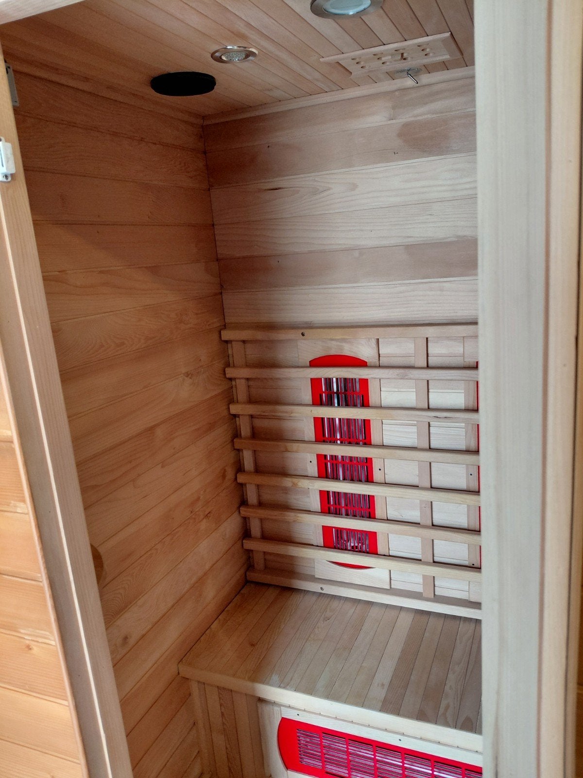 infrarood sauna 2 personen, Ophalen, Gebruikt, Infrarood, Complete sauna