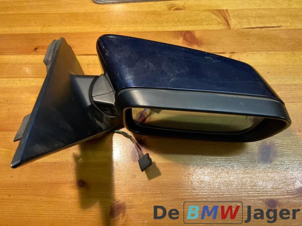 Buitenspiegel rechts donker blauw BMW E46 51168245128, Auto-onderdelen, Gebruikt, Ophalen of Verzenden, BMW, BMW