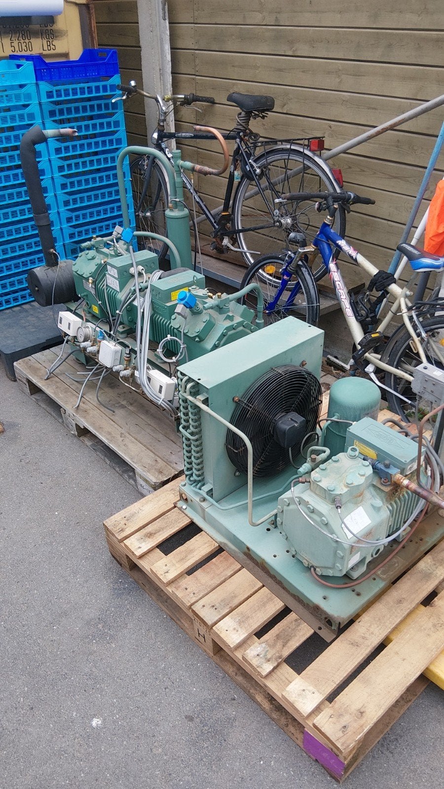 Compressor frigo, Ophalen