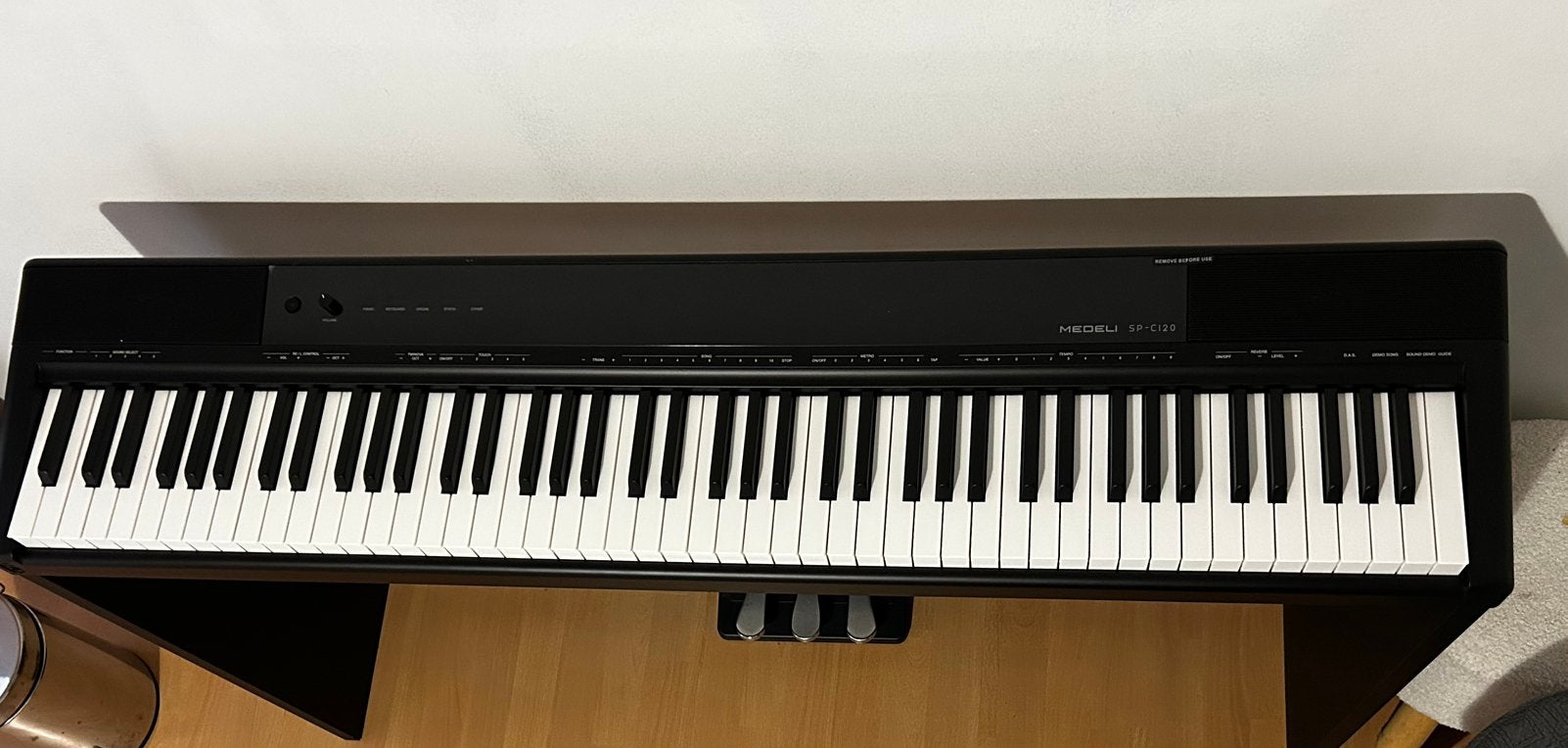 Piano Medeli SP-C120 avec pied et pédales, Enlèvement, Comme neuf, Piano