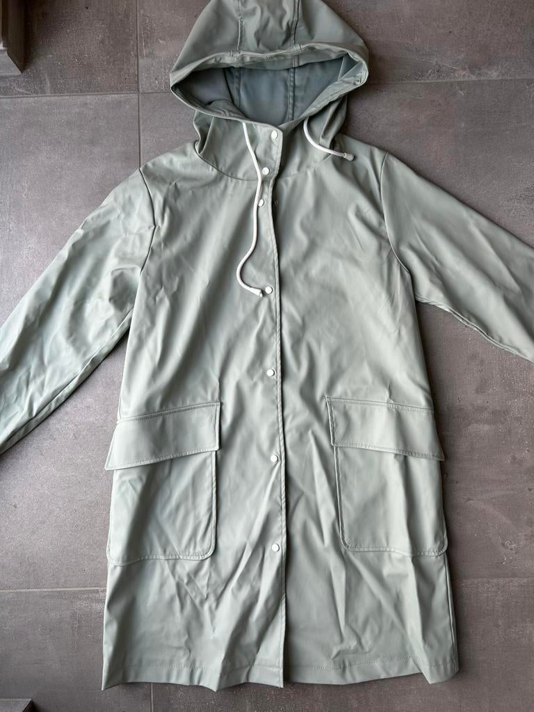 Zara - Trenchcoat regenjas. Maat S. Als nieuw, Ophalen of Verzenden, Zo goed als nieuw, Maat 36 (S), Groen