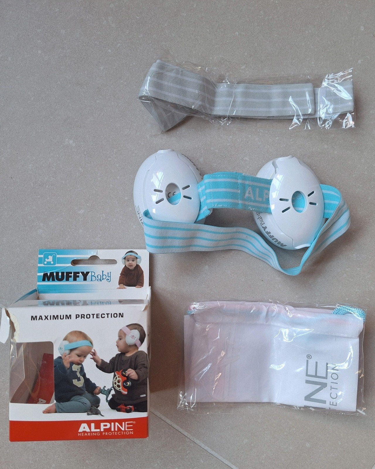Alpine Muffy baby gehoorbescherming, Kinderen en Baby's, Ophalen of Verzenden, Zo goed als nieuw