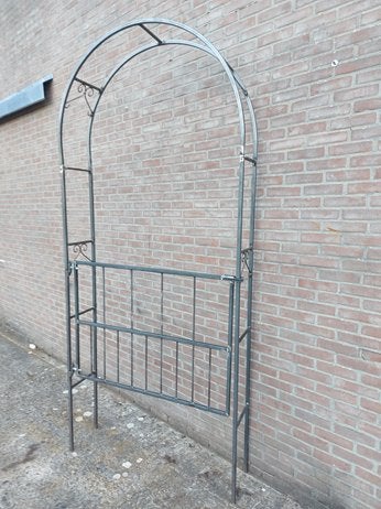 Rozenboog NIEUW met looppoortje SUPER STERK, Tuin en Terras, Tuinhekken en Hekwerk, Ophalen, Met poort, Nieuw, Sierhekwerk