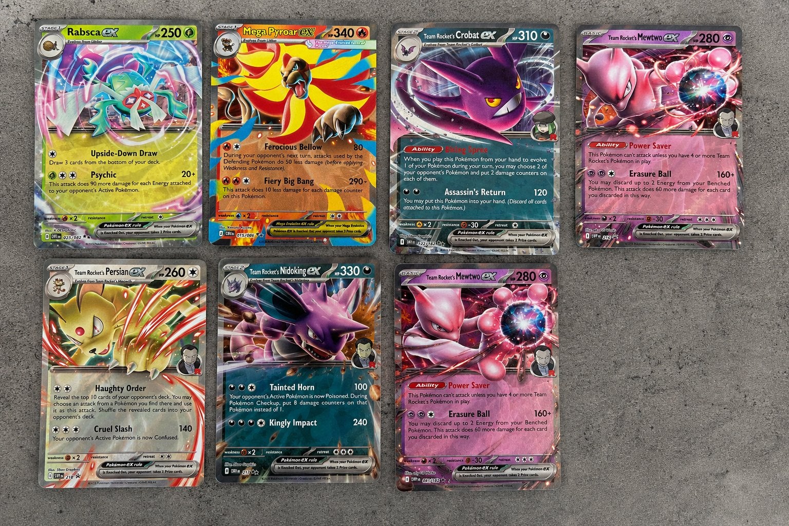 Cartes Pokémon EX, Enlèvement, Neuf, Plusieurs cartes, Foil