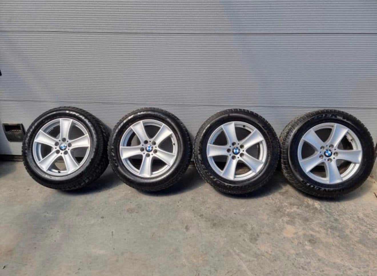 Bmw 5x120 banden met velgen, 18 inch, Gebruikt, 255 mm, Band(en)
