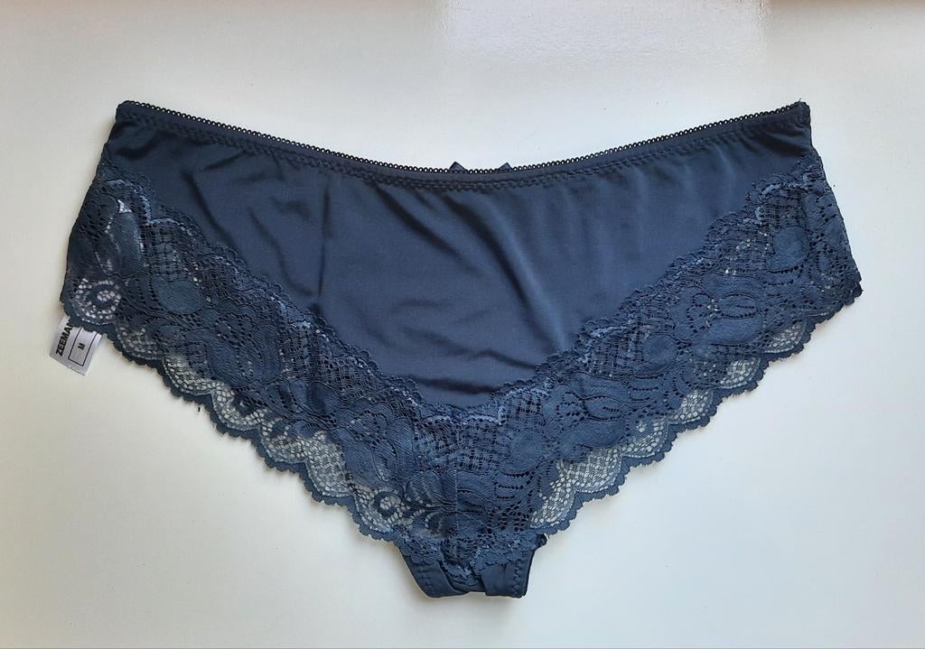 Zeeman lingerie onderbroek "M", Zeeman, Ophalen of Verzenden, Blauw, Slip