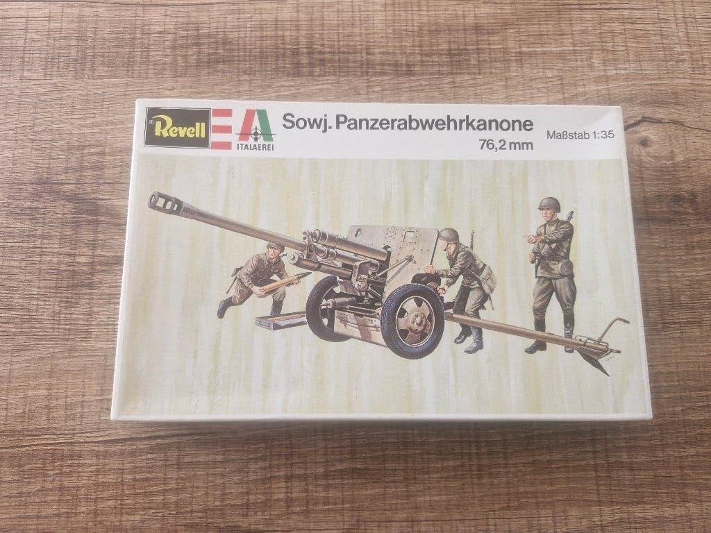 Revell - Italaerei 1/35 Soviet Anti-Tank Gun 76,2mm, Overige typen, Nieuw, Ophalen of Verzenden, 1:32 tot 1:50