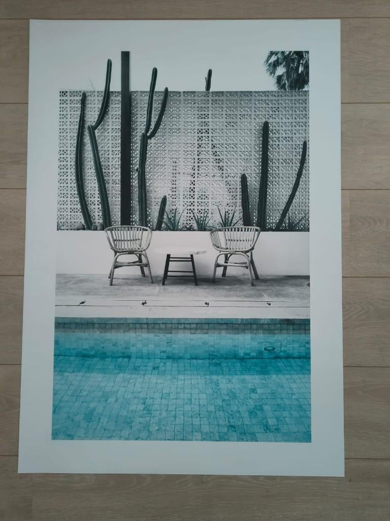 Poster Pool Edge, Neuf, 75 cm ou plus, 50 à 75 cm, Enlèvement