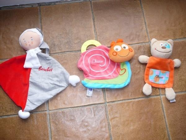 Mooie knuffeldoekjes Berchet, Ophalen, Zo goed als nieuw