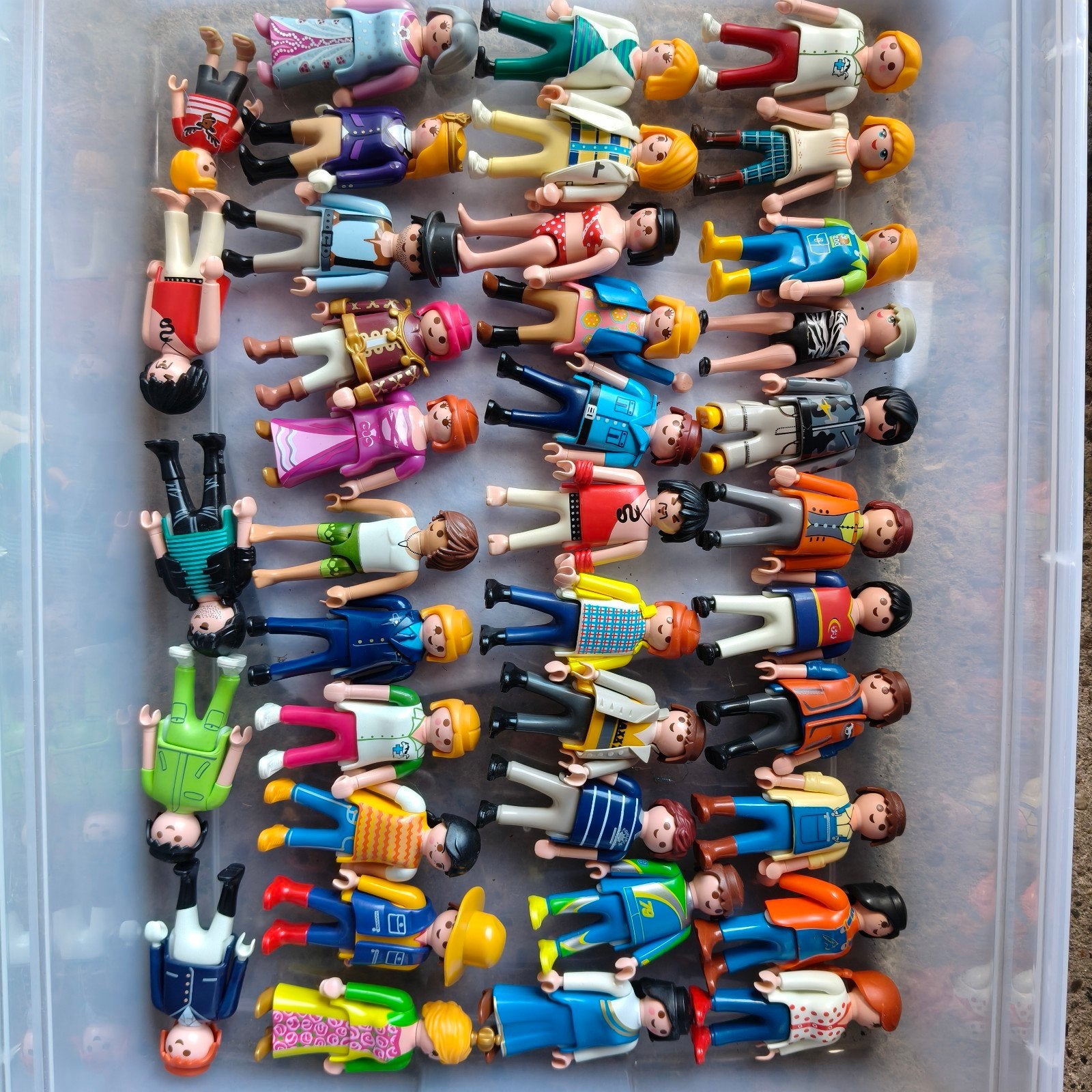 Playmobiel figuren en dieren ongeveer +- 130st +22 paarden, Verzamelen, Ophalen