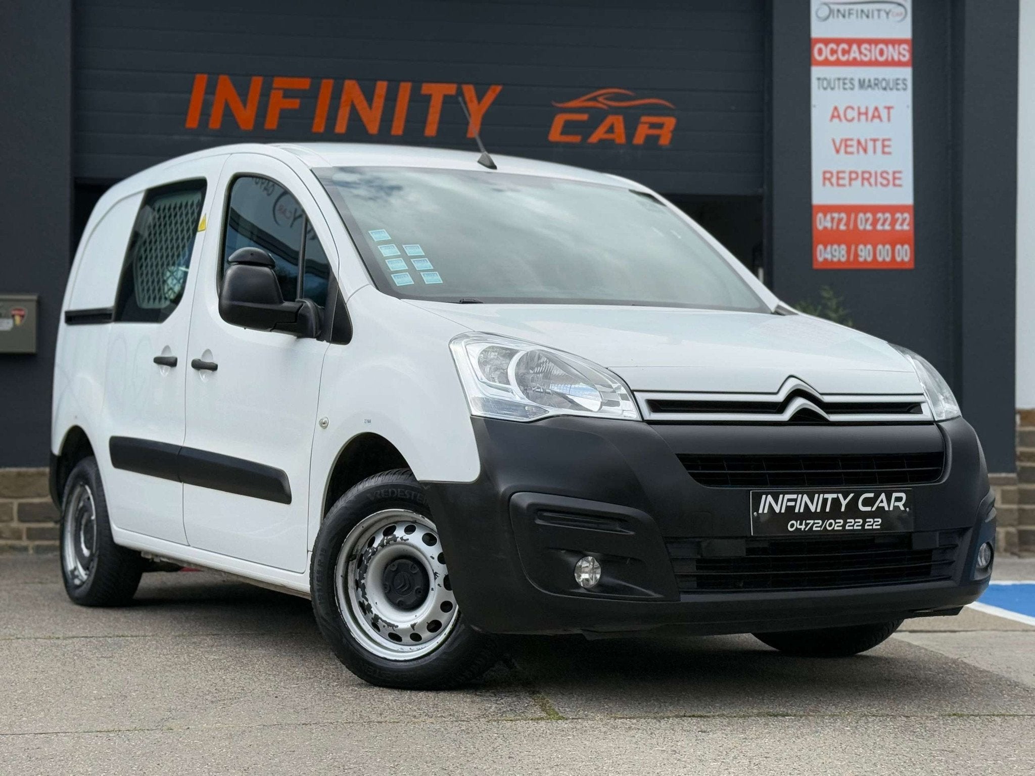 Citroën Berlingo 1.6 BlueHDi L1 Comfort chantier/werf, Auto's, Voorwielaandrijving, Stof, Citroën, Wit