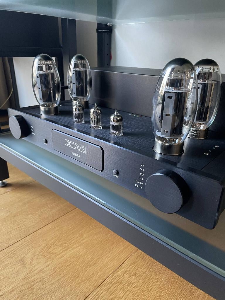 Amplificateur OCTAVE RE 320 + Super Black Box / Echange poss, TV, Hi-fi & Vidéo, Amplificateur à lampes, Enlèvement, Amplificateur