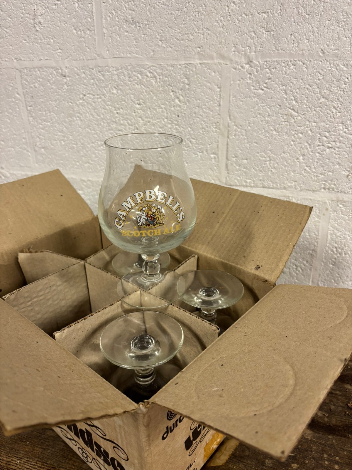 Verres CAMPBELL’S SCOTCH ALE, Collections, Enlèvement, Comme neuf
