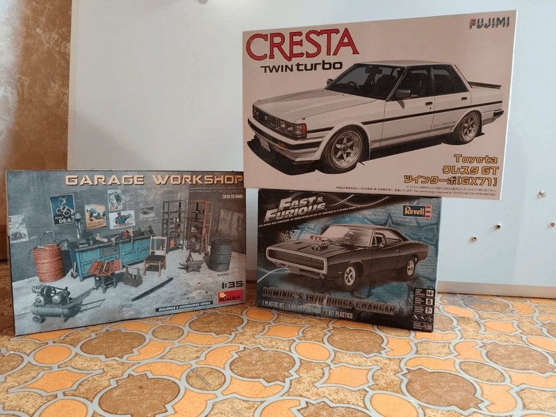 Modelbouw lot zeldzaam zeker kijken, Fujimi, Auto, 1:32 tot 1:50, Nieuw