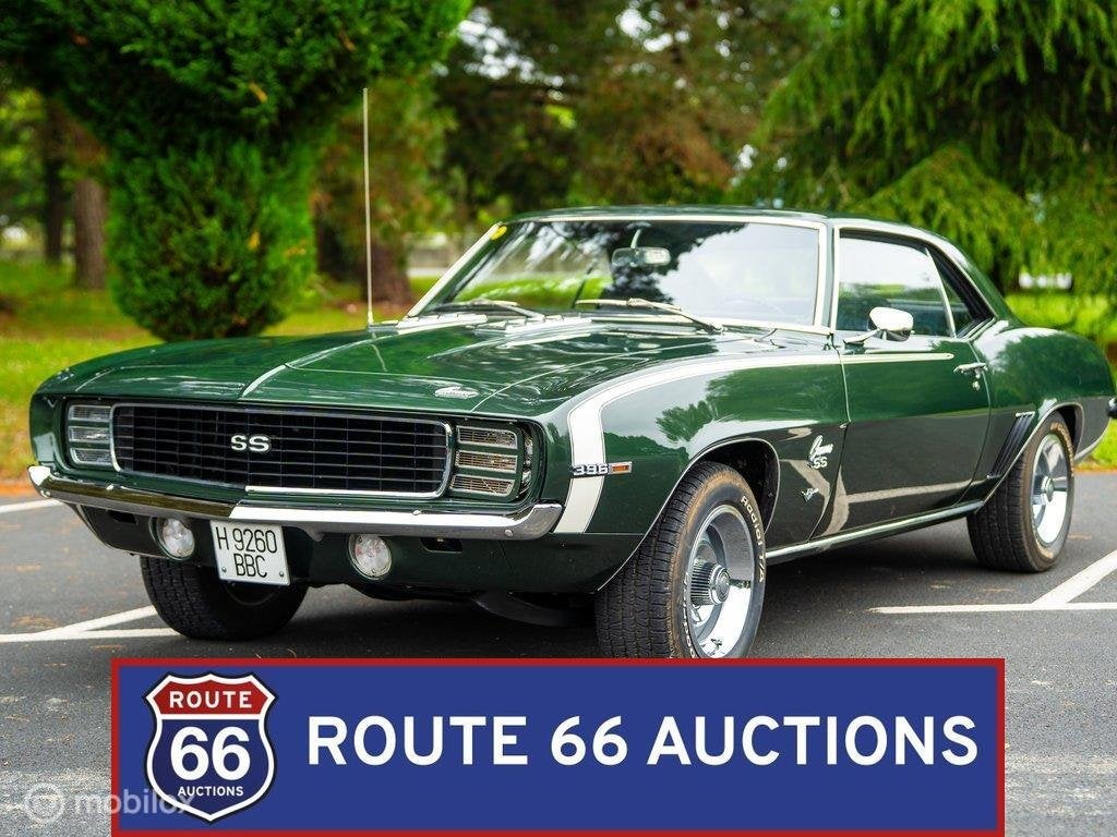 Chevrolet Camaro SS 396 | 1969 | Route 66 Auctions, Autos, Achat, Entreprise, Chevrolet, Boîte manuelle