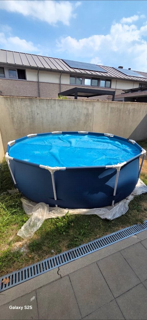 Zwembad, Tuin en Terras, Ophalen, Gebruikt, Minder dan 80 cm, Rond