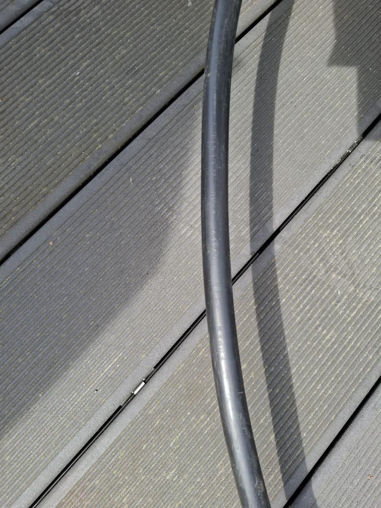 elektriciteitskabel EXVB 4x10mm² ong. 6.5m, Enlèvement, Comme neuf, Câble ou Fil électrique