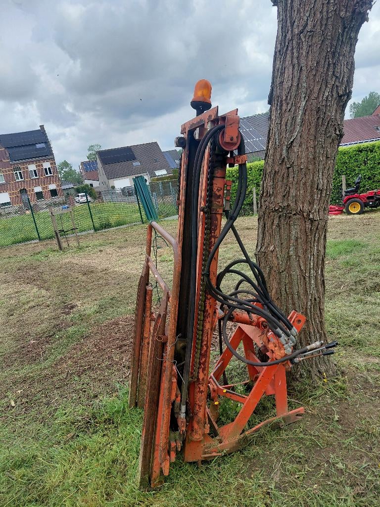 Hefmast tractor, Ophalen
