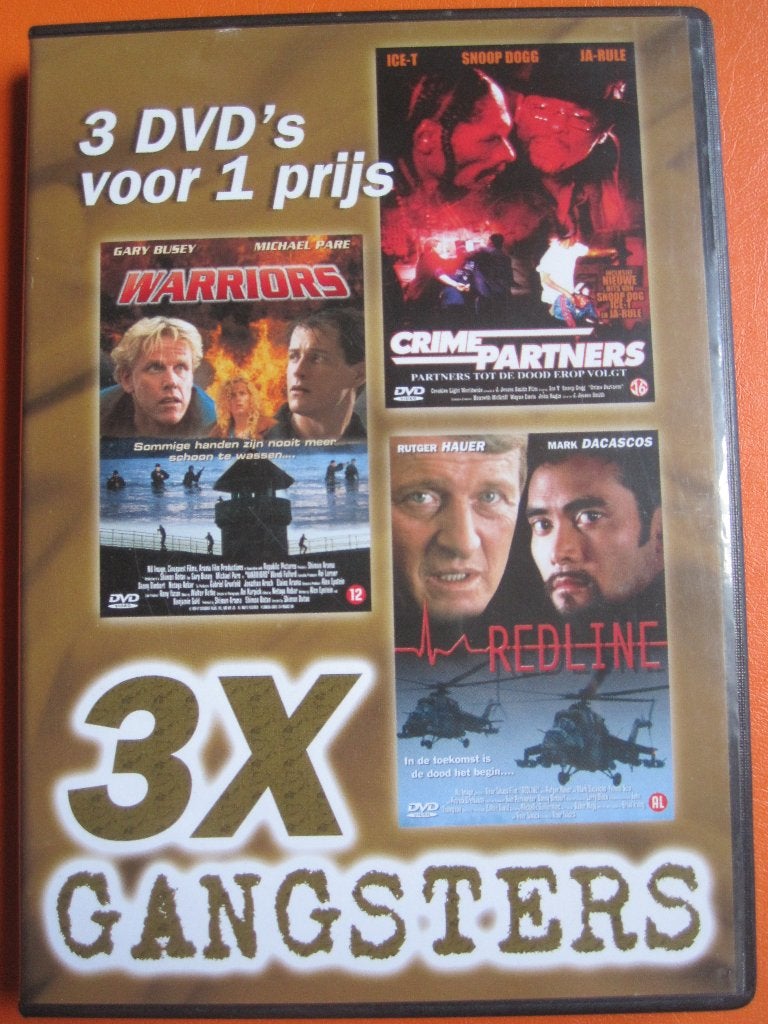 3 x Gangsters (3 films sur 1 DVD), Enlèvement ou Envoi, À partir de 16 ans, Mafia et Policiers, Anglais