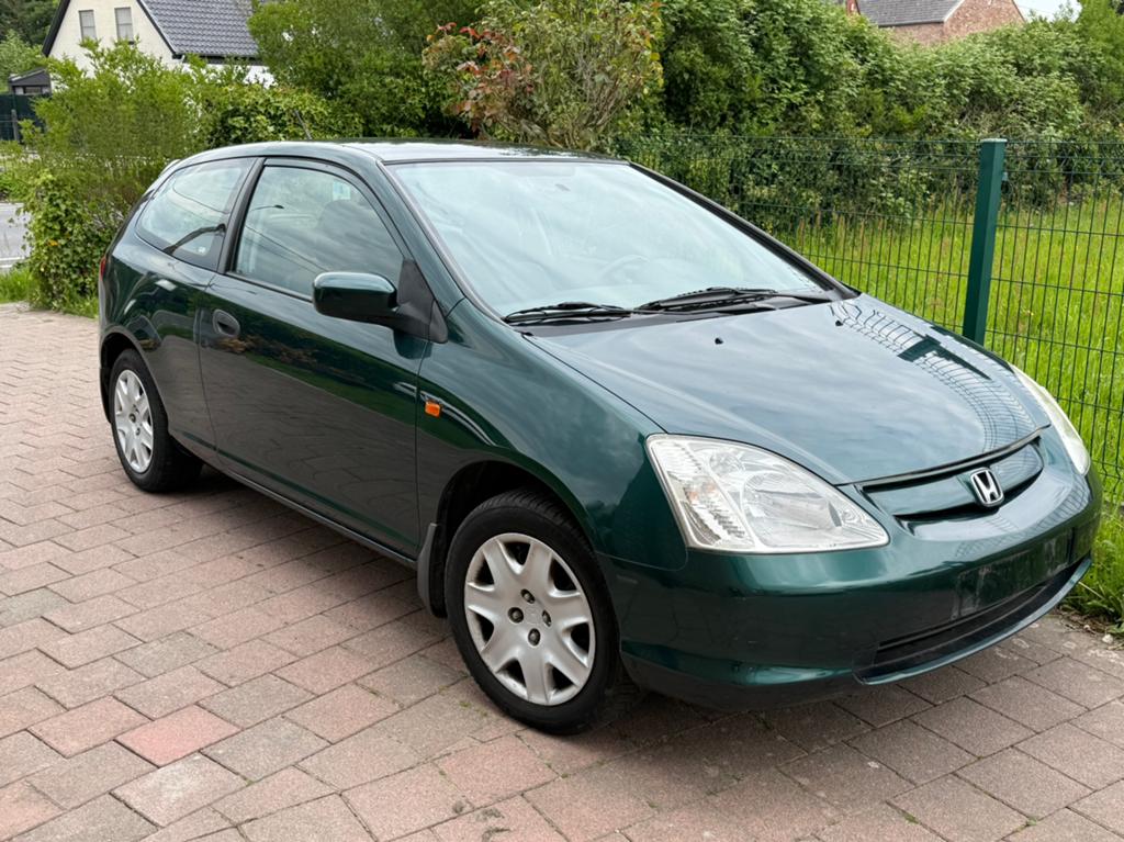 Honda Civik 1.4 benzine 117.000 km, Autos, Achat, Entreprise, Boîte manuelle, Noir