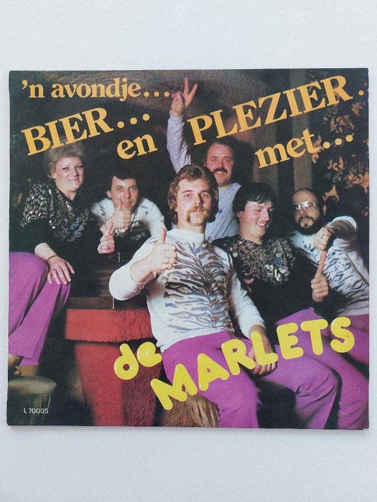 De Marlets - Bier... En Plezier Met... (1982), Cd's en Dvd's, Vinyl | Nederlandstalig, Inclusief binnenhoes, Ophalen of Verzenden