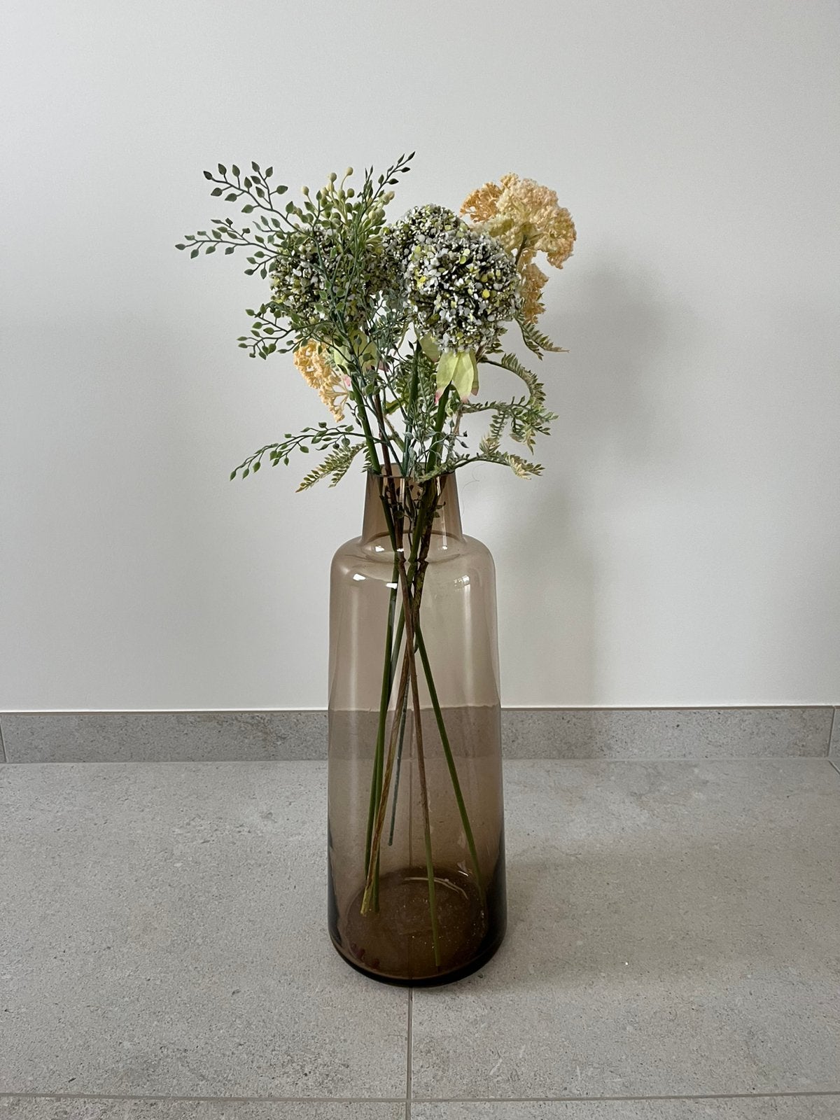 Prachtige vaas met droogbloemen, Ophalen, Zo goed als nieuw