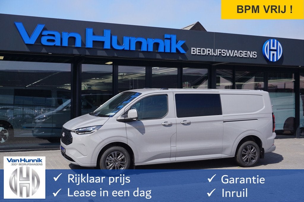 Ford E-Transit Custom 340L Limited DC 71 kWh / 218 PK Navi,, Autos, Camionnettes & Utilitaires, Entreprise, Achat, ABS, Caméra de recul