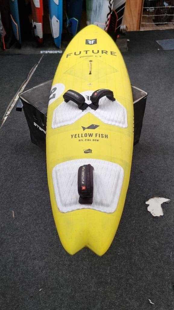 Futurefly yellow fish 97 incl Select X1 23 26-6 & 27-6 ?649, Watersport en Boten, -, Verzenden, Minder dan 250 cm, Overige typen