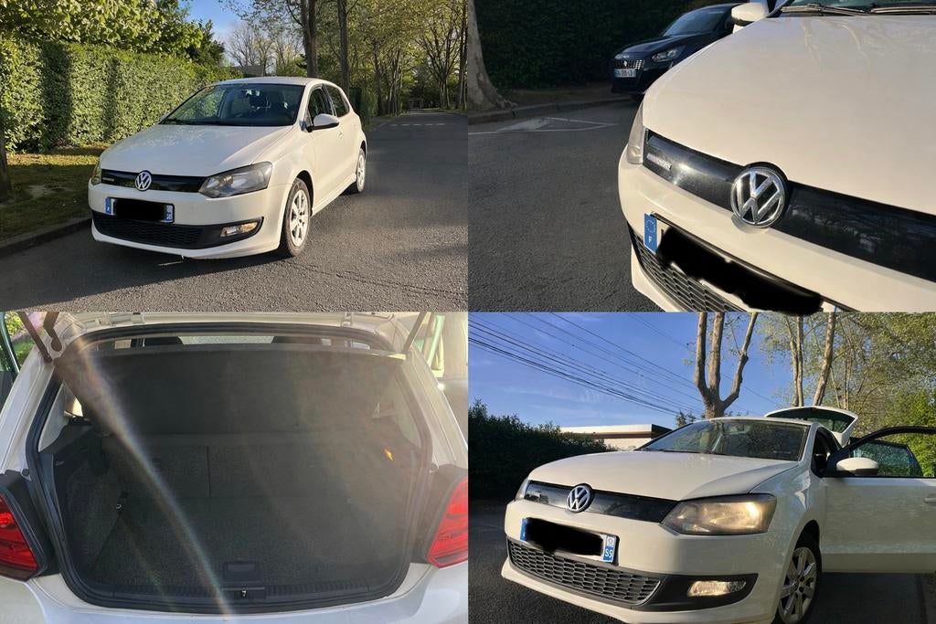 VW POLO 1.2 tdi 75 chx BleuMotion 12/2013, Auto's, Voorwielaandrijving, Euro 5, Stof, Zwart