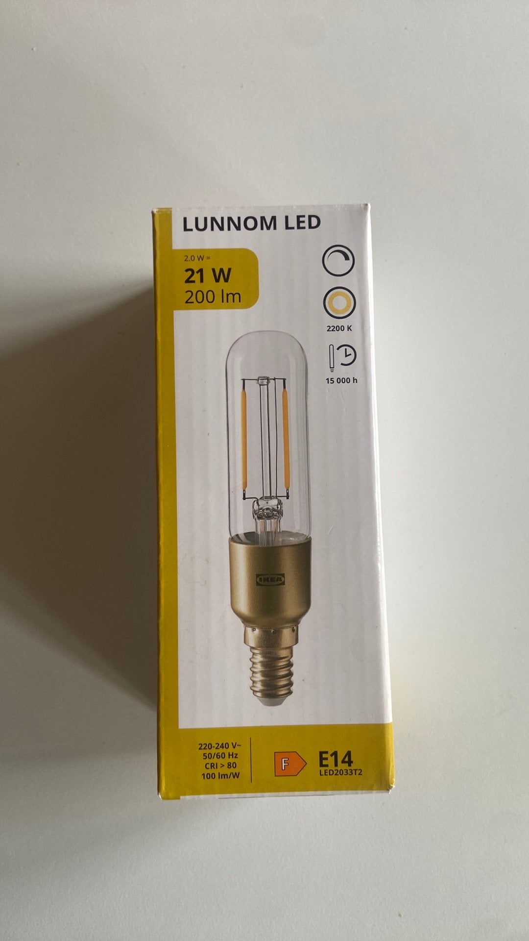 IKEA Lunnom Led losse lamp, Neuf, Enlèvement ou Envoi, 10 à 30 watts, Blanc chaud