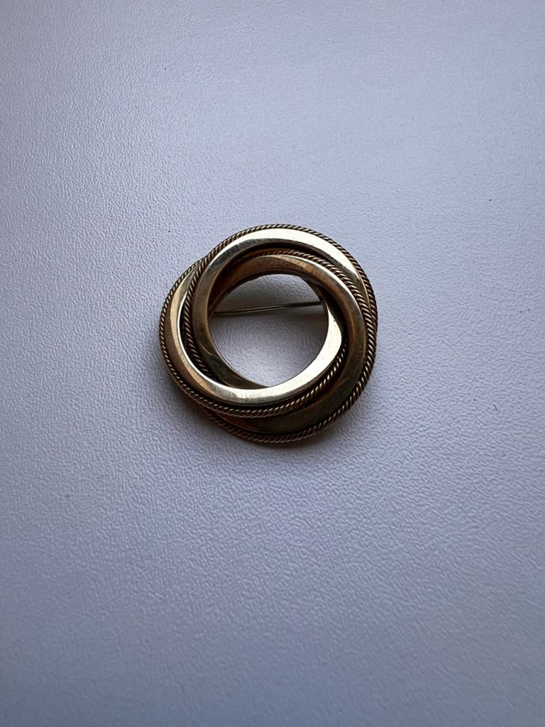 Pendantif en or 14k vintage Henkel&Grosse, Handtassen en Accessoires, Piercings, Ophalen of Verzenden, Zo goed als nieuw, Goud