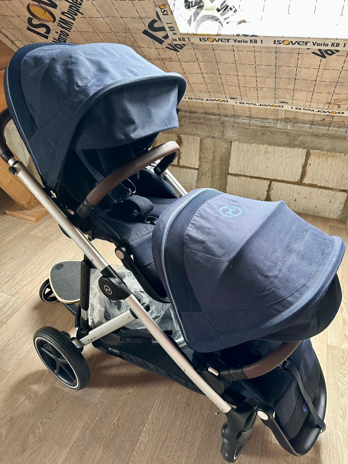 Cybex Gazelle S double – 2 sièges + panier neuf, Enlèvement, Comme neuf, Autres marques, Modèle duo