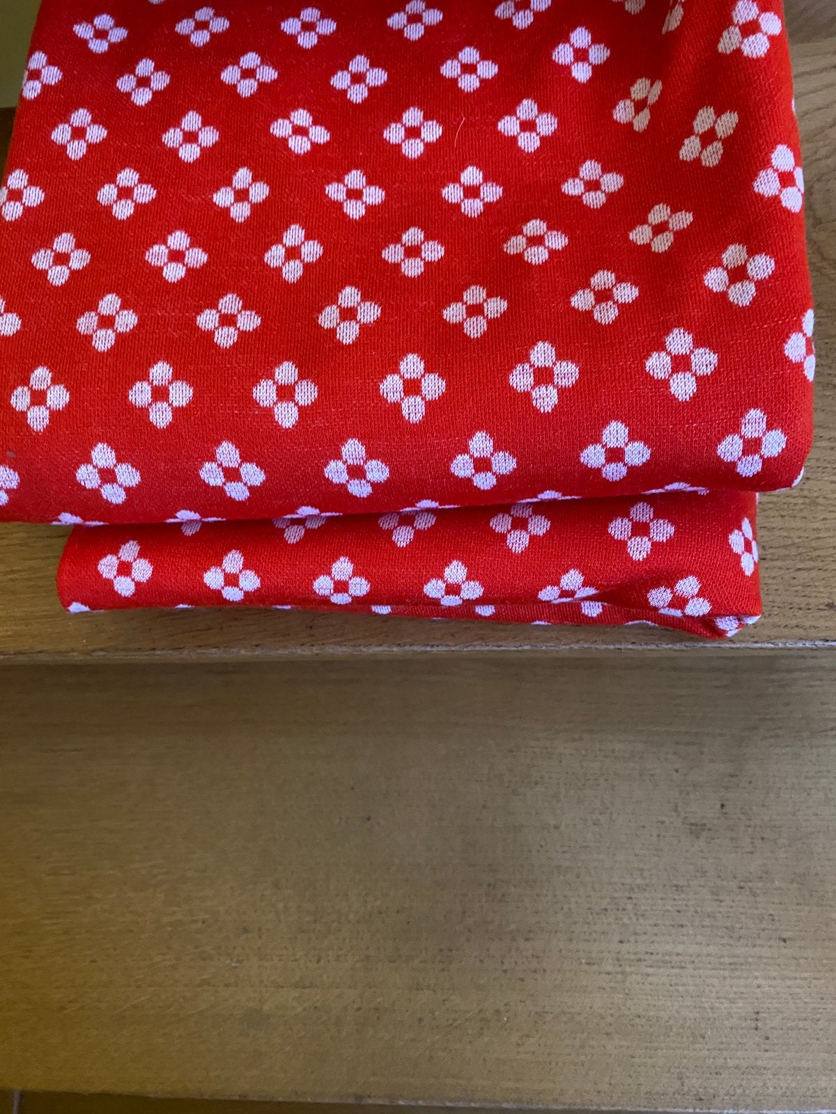Stof oranje voor pompoenen, rood  kerst + andere  stoffen, Ophalen of Verzenden, Zo goed als nieuw, Oranje