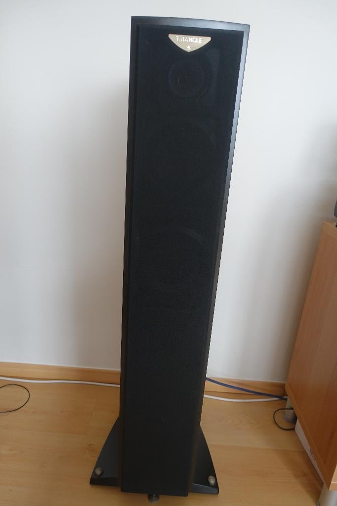 haut parleur triangle Antal Ex, 60 à 120 watts, Comme neuf, Enlèvement, Haut-parleur central