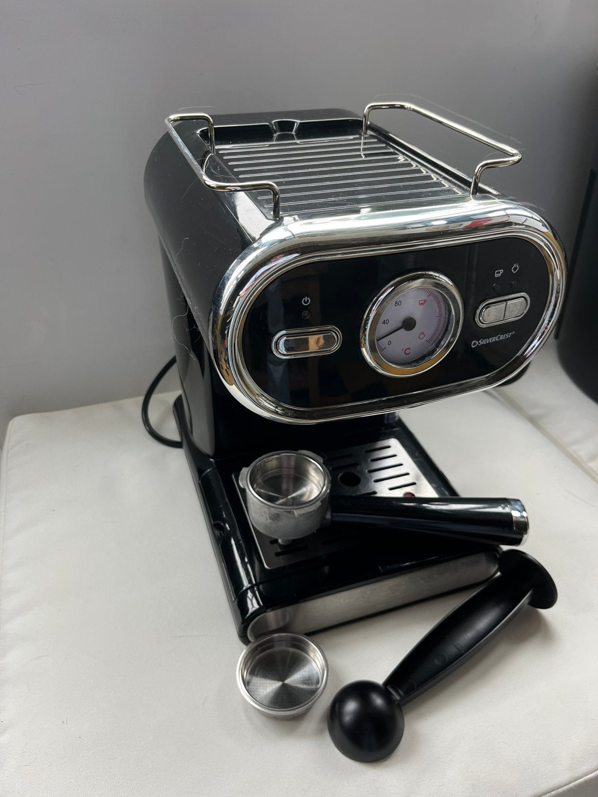 Silvercrest espressomachine, Ophalen, Espresso apparaat, Gemalen koffie, Zo goed als nieuw