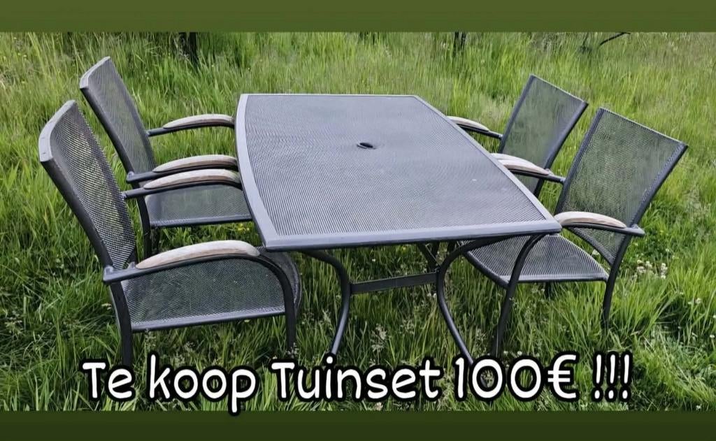 Ijzersterke Tuinset, Tuin en Terras, Tuinmeubel-accessoires, Ophalen
