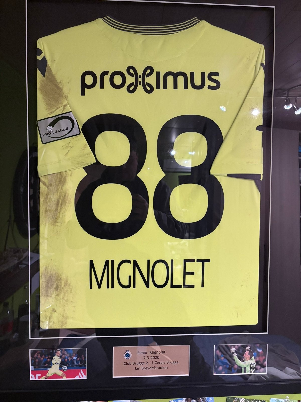 Matchwornshirt Simon Mignolet, Ophalen of Verzenden, Nieuw, Shirt