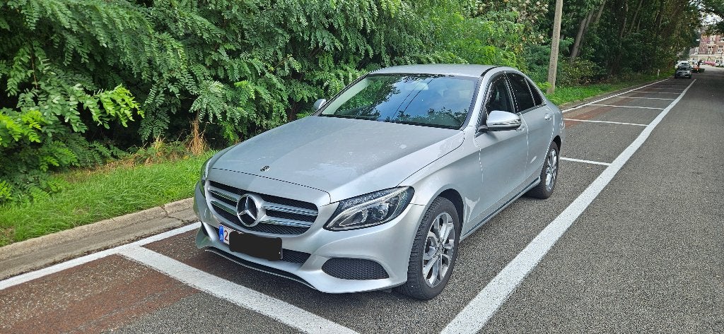 Mercedes W205 C180d, Autos, Cuir, Argent ou Gris, Euro 6, Phares entièrement LED