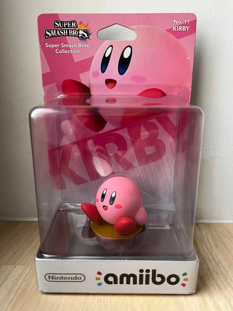 Amiibo Kirby N.11 (Super Smash Bros) - 1st print!, Ophalen of Verzenden, Nieuw