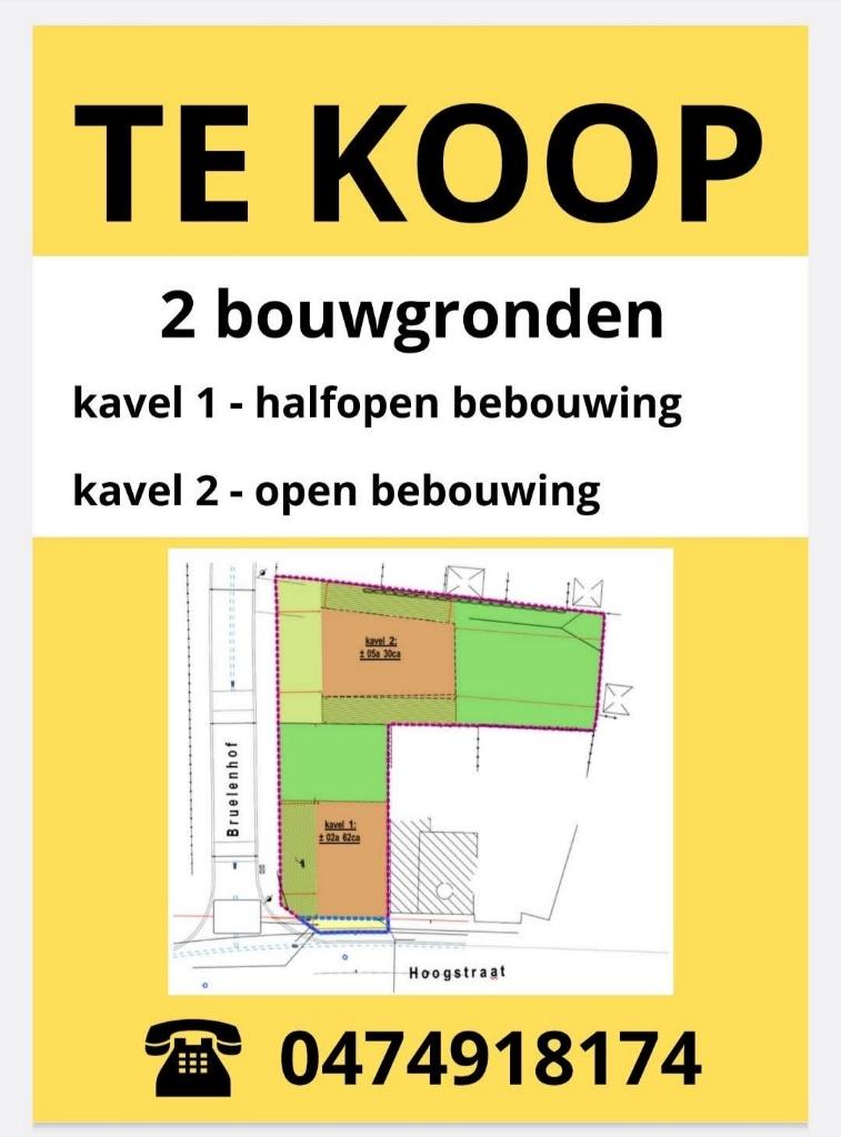 Bouwgrond in Tisselt, Tisselt, Verkoop zonder makelaar, 200 tot 500 m²