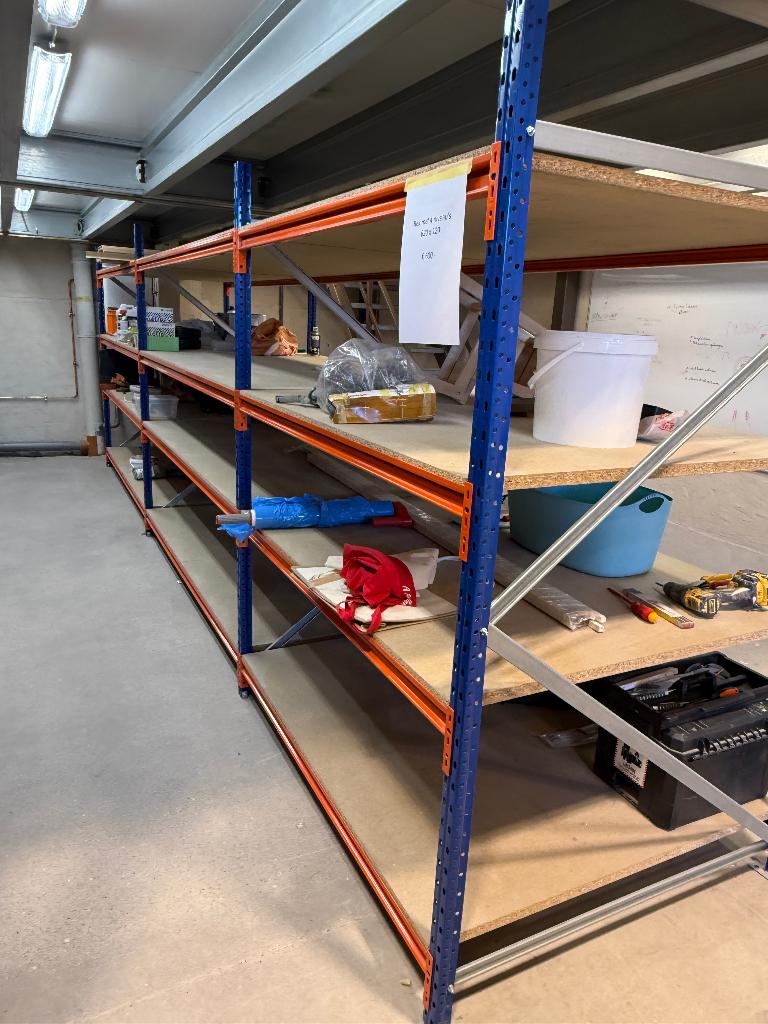 Palletstellingen / magazijnrekken / grootvakstellingen, Ophalen