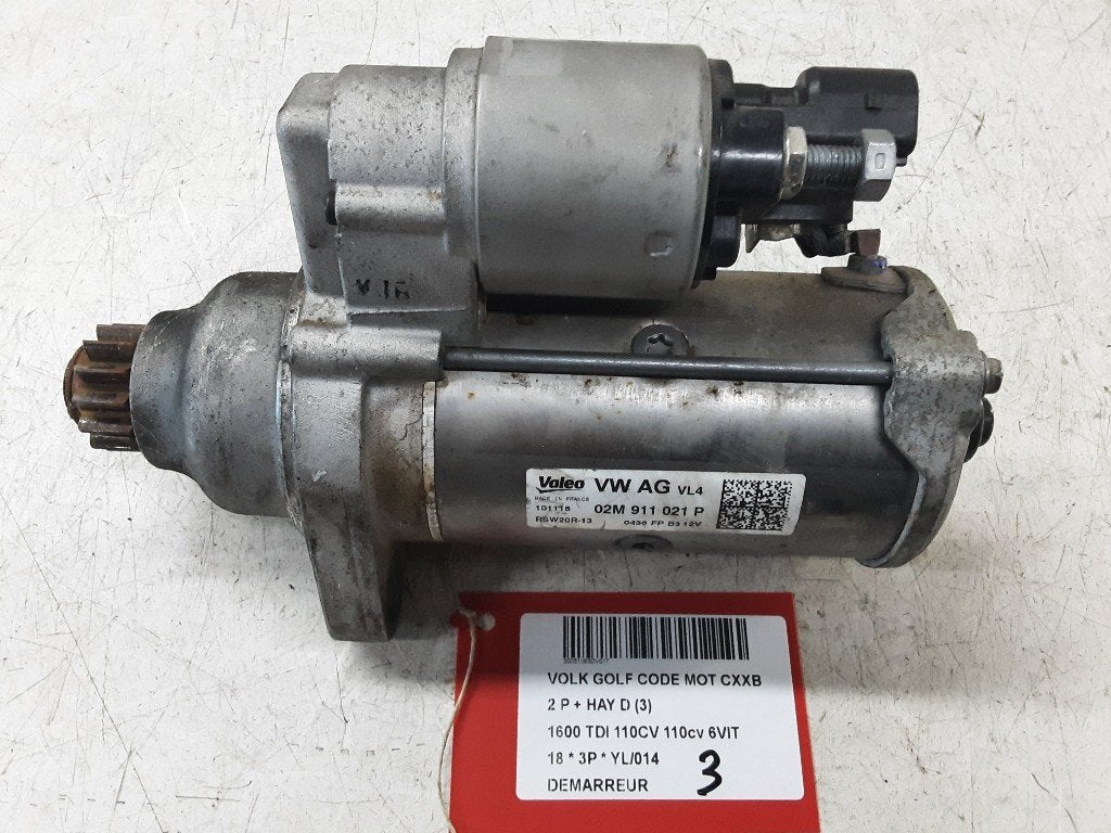 DÉMARREUR Volkswagen Golf VII (AUA) (02M911021P), Autos : Pièces & Accessoires, Volkswagen, Mevr. I. Hauben, Utilisé, Rue de l'Espoir 34 34
4030  GRIVEGNÉE, BE