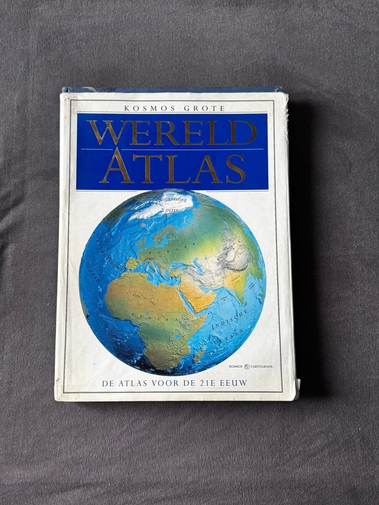 214. Kosmos grote wereldatlas, Enlèvement ou Envoi, Autres atlas, Utilisé, Monde