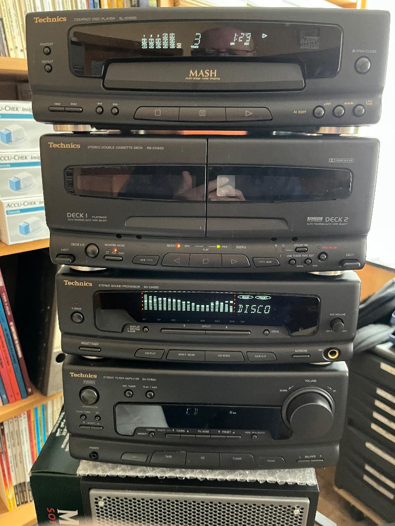 Chaîne Midi TECHNICS SC-CH550, TV, Hi-fi & Vidéo, Enlèvement, Comme neuf, Haut-parleurs, Autres marques