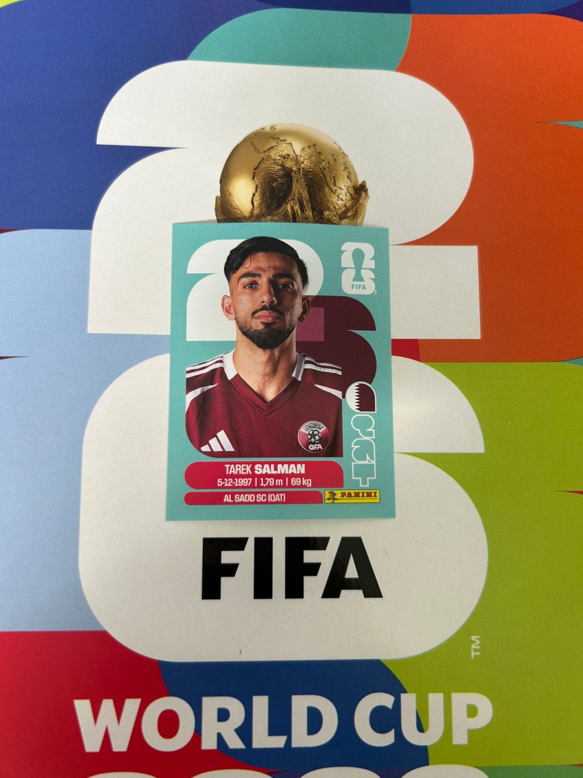 Panini coupe du monde 2026 Tarek Salman, Collections, Enlèvement ou Envoi, Neuf