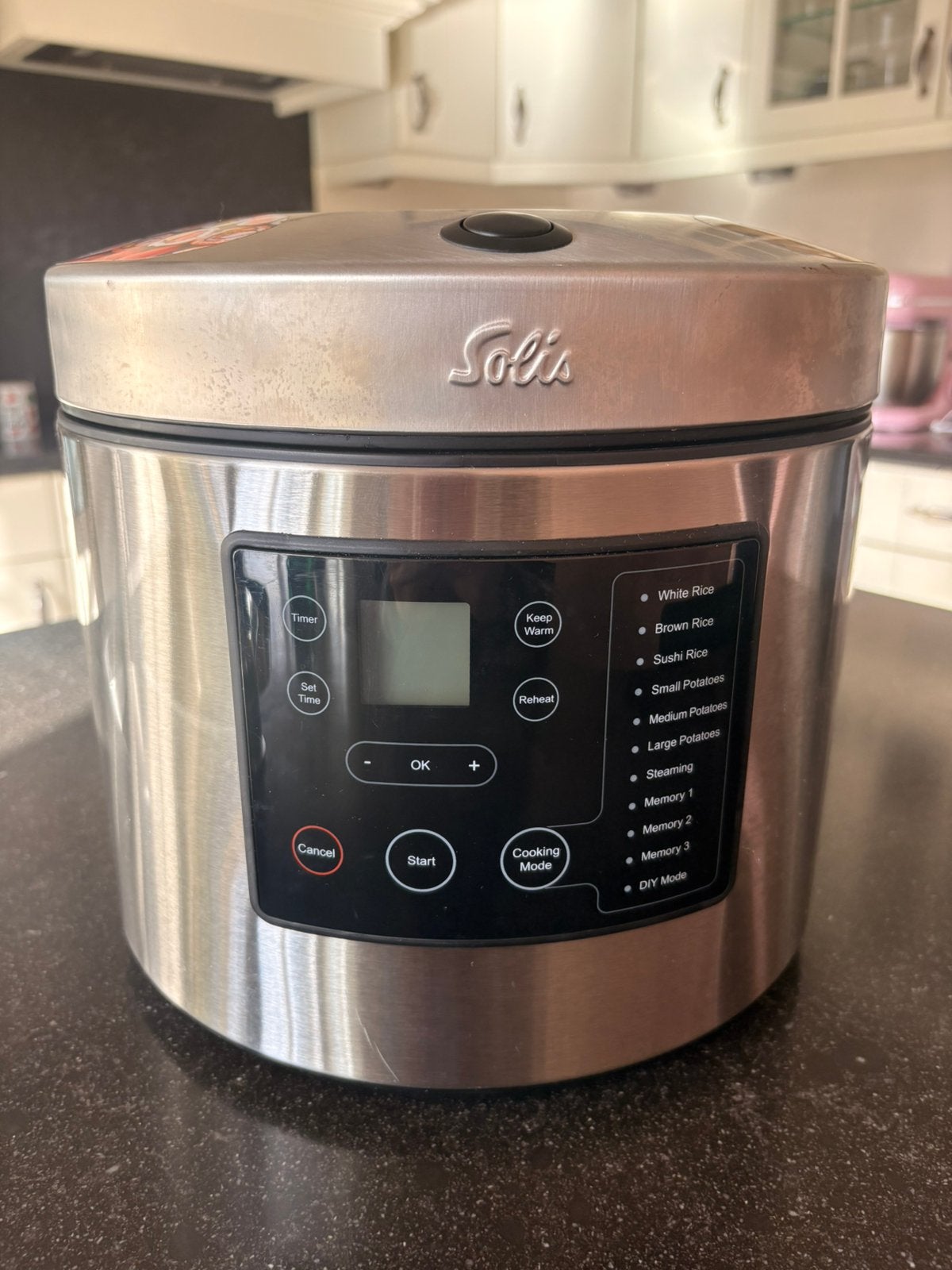 Cuiseur à riz et pommes de terre Solis NOUVEAU, Electroménager, Mijoteuses, Neuf, Minuteur, Lave-vaisselle, Enlèvement ou Envoi