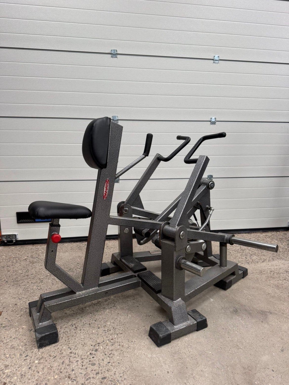 Panatta plate loaded row / seated row / fitness / gym, Sport en Fitness, Fitnessmaterialen, Ophalen, Gebruikt, Benen, Overige typen