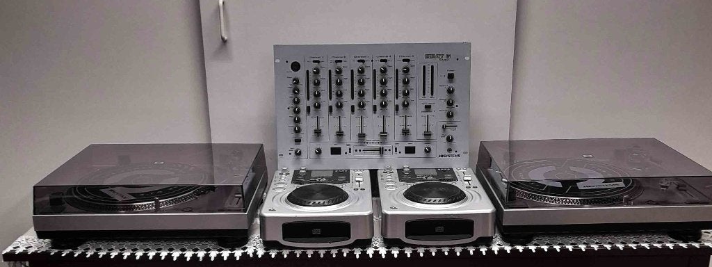 2 direct drive platenspelers+mengpaneel,2 CD spelers, Muziek en Instrumenten, Dj-sets en Draaitafels, Ophalen of Verzenden, Zo goed als nieuw